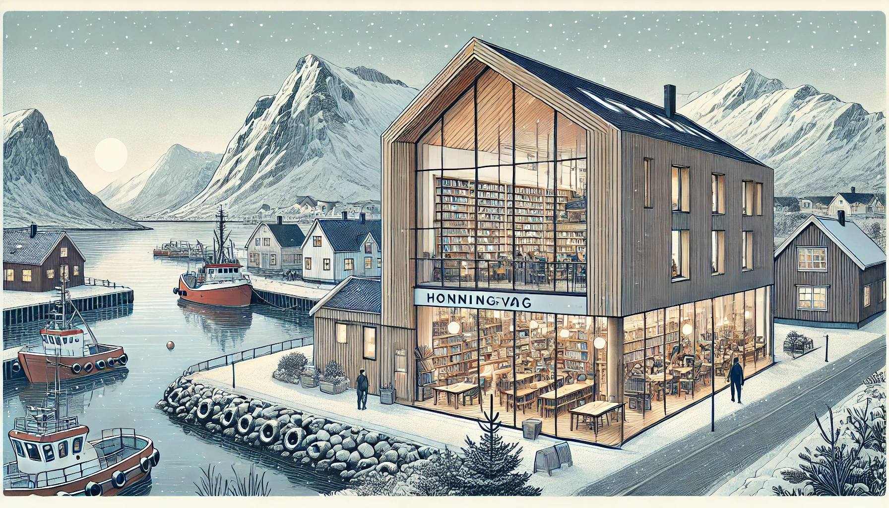 Bilde av et bibliotek